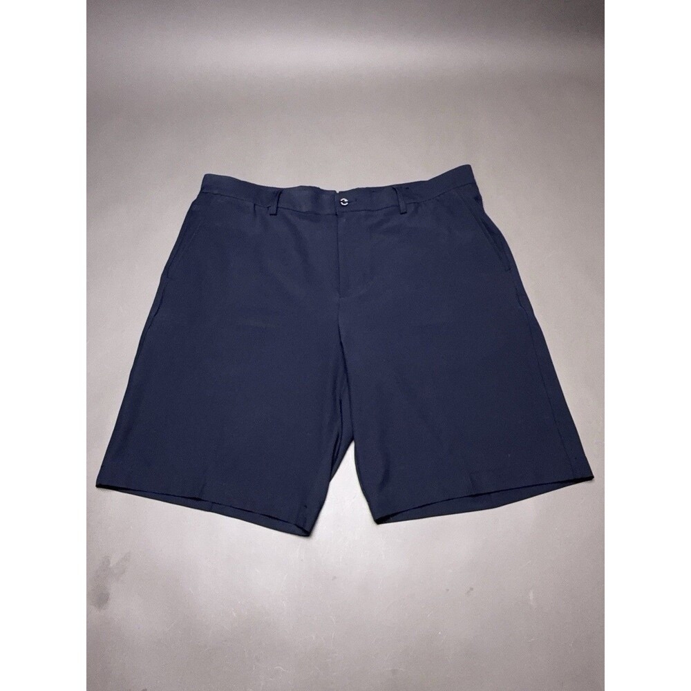 Dunning Golf Shorts Mens 38 Blue Player Fit Woven Performance Stretch Quick Dry
